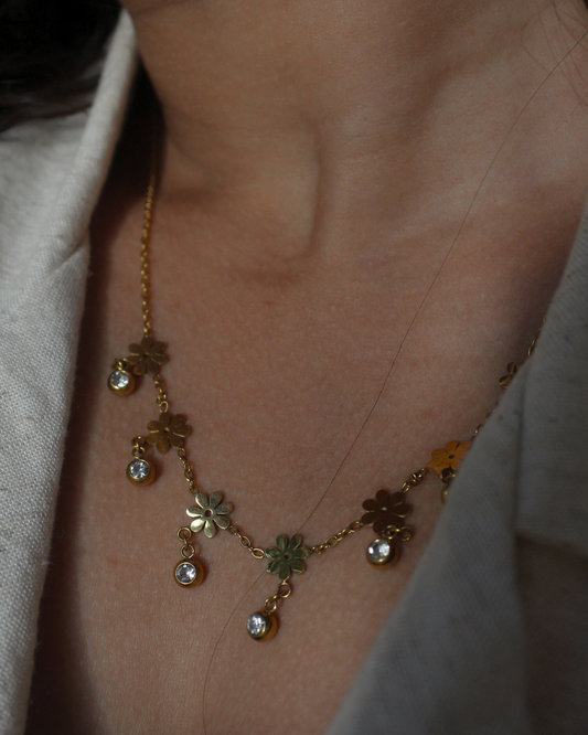 Wild Bloom Charm Necklace
