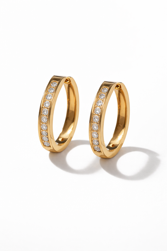 Liora Hoops 18k Gold Plated