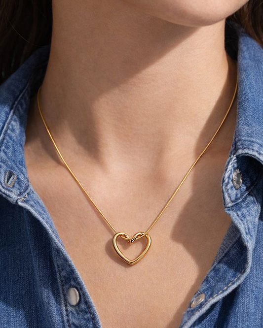 Amore Hollow Heart Pendant