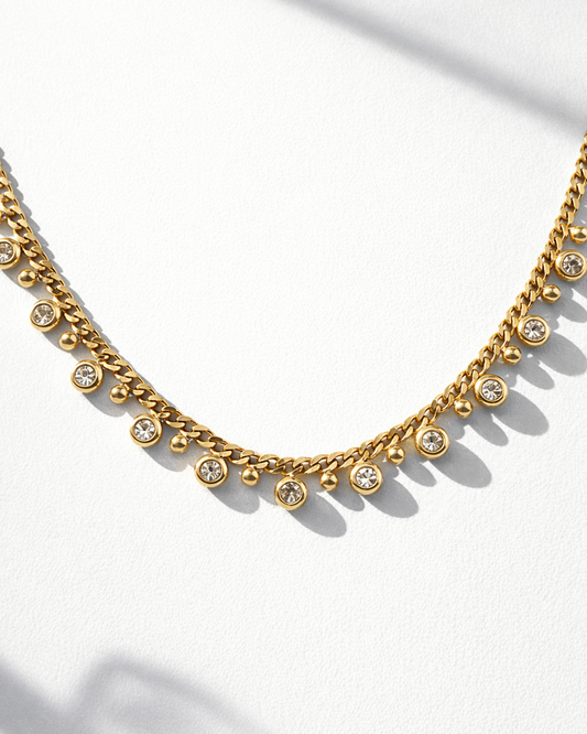 Liora Beaded Stone Necklace